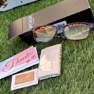 Myiaur Eyeglasses Tortoiseshell Frame with Yellow Tint Lenses